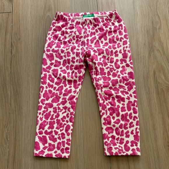 United Colors Of Benetton Other - United Colors Of‎ Benetton Pink Patterned Kids Leggings
